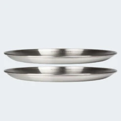Assiette Plate De Camping | Diamètre Env. 23 Cm | Acier Inox | 2 Assiettes -Offres Camping Boutique assiette plate de camping diametre env 23 cm acier inox 2 assiettes 6
