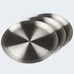 Assiette Plate De Camping | Diamètre Env. 23 Cm | Acier Inox | 3 Assiettes -Offres Camping Boutique assiette plate de camping diametre env 23 cm acier inox 3 assiettes 3