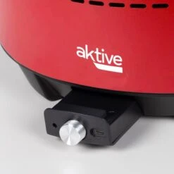 Barbecue De Table Sans Fumée Rond Rouge 2 En 1 Ø34 Cm Aktive -Offres Camping Boutique barbecue de table sans fumee rond rouge 2 en 1 o34 cm aktive 4