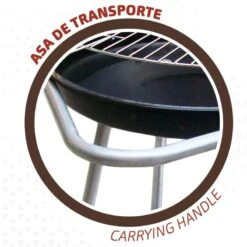 Barbecue Portable Rond 4 Hauteurs Aktive -Offres Camping Boutique barbecue portable rond 4 hauteurs aktive 3