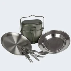 Batterie De Cuisine De Camping, Assiette Plate & Creuse Et Couverts Set 11 Batterie De Cuisine De Camping, Assiette Plate & Creuse Et Couverts Set -Offres Camping Boutique batterie de cuisine de camping assiette plate and creuse et couverts set 2