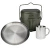 Batterie De Cuisine De Camping, Assiette Plate Et Tasse Isotherme Set -Offres Camping Boutique batterie de cuisine de camping assiette plate et tasse isotherme set