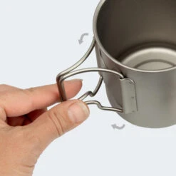 Batterie De Cuisine De Camping Set | Casseroles + Fourchette/Cuillère | Titane 14 Batterie De Cuisine De Camping Set | Casseroles + Fourchette/Cuillère | Titane -Offres Camping Boutique batterie de cuisine de camping set casseroles fourchettecuillere titane 5