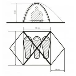 Borzhava 3 Alu - Tente Légère - 3 Personnes - Jaune 11 Borzhava 3 Alu - Tente Légère - 3 Personnes - Jaune -Offres Camping Boutique borzhava 3 alu tente legere 3 personnes jaune 4