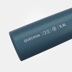 Quechua Bouteille Isotherme Inox 0,4L Avec Gobelet Pour La Randonnée - Bleu -Offres Camping Boutique bouteille isotherme inox 04l avec gobelet pour la randonnee bleu 2