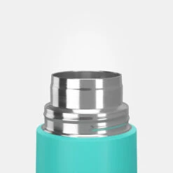 Quechua Bouteille Isotherme Inox 0,4L Avec Gobelet Pour La Randonnée - Turquoise -Offres Camping Boutique bouteille isotherme inox 04l avec gobelet pour la randonnee turquoise 5
