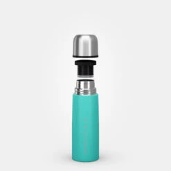 Quechua Bouteille Isotherme Inox 0,4L Avec Gobelet Pour La Randonnée - Turquoise -Offres Camping Boutique bouteille isotherme inox 04l avec gobelet pour la randonnee turquoise 7
