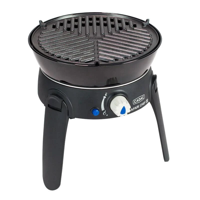 CADAC Safari Chef 30 LP Barbecue Gaz BBQ Grill Spécial Camping Pieds Repliables 7 CADAC Safari Chef 30 LP Barbecue Gaz BBQ Grill Spécial Camping Pieds Repliables – Image 5