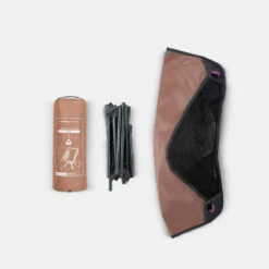 Quechua CHAISE BASSE PLIANTE DE CAMPING MH500 MARRON -Offres Camping Boutique chaise basse pliante de camping mh500 marron 2