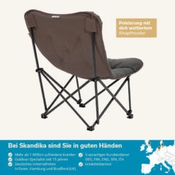 Chaise De Camping Pliante - Mala - Sac De Transport - Rembourrée - Max. 135 Kg -Offres Camping Boutique chaise de camping pliante mala sac de transport rembourree max 135 kg 5