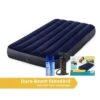 Intex Classic Downy - Lit Gonflable - 191x99x25cm - Compris Les Accessoires -Offres Camping Boutique classic downy lit gonflable 191x99x25cm compris les accessoires