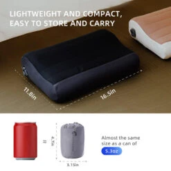 Coussin D'air Flextail Gear Zero Pillow - Beige -Offres Camping Boutique coussin dair flextail gear zero pillow beige 6