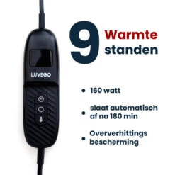 Couverture Électrique Luvego Avec Polaire/Sherpa - Brun Foncé -Offres Camping Boutique couverture electrique luvego avec polairesherpa brun fonce 3