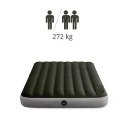 Intex Downy Full Airbed - Lit Gonflable - 191x137x25cm - Avec Accessoires -Offres Camping Boutique downy full airbed lit gonflable 191x137x25cm avec accessoires 2