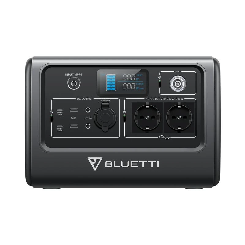 Générateur Électrique BLUETTI EB70+MP200, 1000W LiFePO4 Batterie Pour Camping 4 Générateur Électrique BLUETTI EB70+MP200, 1000W LiFePO4 Batterie Pour Camping – Image 2
