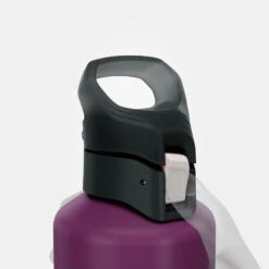 Quechua Gourde Alu 1L Avec Bouchon à Ouverture Rapide Pour La Randonnée - Violet -Offres Camping Boutique gourde alu 1l avec bouchon a ouverture rapide pour la randonnee violet 5