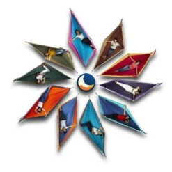 TICKET TO THE MOON Hamac King SizeAqua / Gris Foncé -Offres Camping Boutique hamac king sizeaqua gris fonce 2