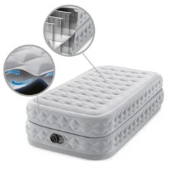 Intex Matelas Gonflable - 1-Person - 99 X 191 X 51 Cm - Gris -Offres Camping Boutique intex matelas gonflable 1 person 99 x 191 x 51 cm gris 4