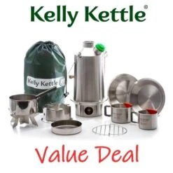 Kelly Kettle Kit 'Base Camp' Ultime - Acier Inoxydable NOUVEAU -Offres Camping Boutique kelly kettle kit base camp ultime acier inoxydable nouveau 2