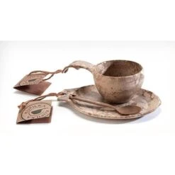Kupilka Boîte-cadeau-Tasse, Cuillère Et Assiette-Original (Marron) -Offres Camping Boutique kupilka boite cadeau tasse cuillere et assiette original marron 5