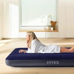 Matelas Gonflable - Intex Classic Downy -1 Personne - 76x191x25 Cm (BxLxH) 14 Matelas Gonflable - Intex Classic Downy -1 Personne - 76x191x25 Cm (BxLxH) -Offres Camping Boutique matelas gonflable intex classic downy 1 personne 76x191x25 cm bxlxh 5