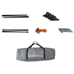 Paravent De Camping Bora - Brise-Vue - 4,5 X 1,4 M - Résistant Au Vent - Gris -Offres Camping Boutique paravent de camping bora brise vue 45 x 14 m resistant au vent gris 6