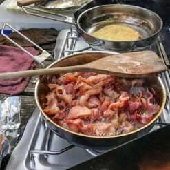 Pathfinder Poêle à Frire Pliable En Acier Inoxydable Avec Couvercle -Offres Camping Boutique pathfinder poele a frire pliable en acier inoxydable avec couvercle 3