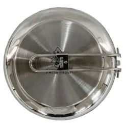 Pathfinder Poêle à Frire Pliable En Acier Inoxydable Avec Couvercle -Offres Camping Boutique pathfinder poele a frire pliable en acier inoxydable avec couvercle 4