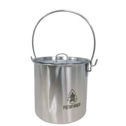 Pathfinder Pot En Acier Inoxydable Avec Couvercle (1,9 L) -Offres Camping Boutique pathfinder pot en acier inoxydable avec couvercle 19 l 1