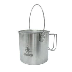 Pathfinder Pot En Acier Inoxydable Avec Couvercle (1,9 L) -Offres Camping Boutique pathfinder pot en acier inoxydable avec couvercle 19 l 2