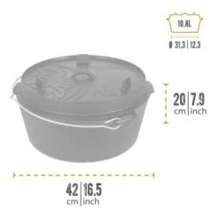Petromax Dutch Oven FT12-12QT - Sans Pieds 9 Petromax Dutch Oven FT12-12QT - Sans Pieds -Offres Camping Boutique petromax dutch oven ft12 12qt sans pieds 2