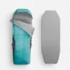 Quechua SAC DE COUCHAGE ENFANT 2 EN 1 - SLEEPIN BED JUNIOR 10°C BLEU -Offres Camping Boutique sac de couchage enfant 2 en 1 sleepin bed junior 10c bleu