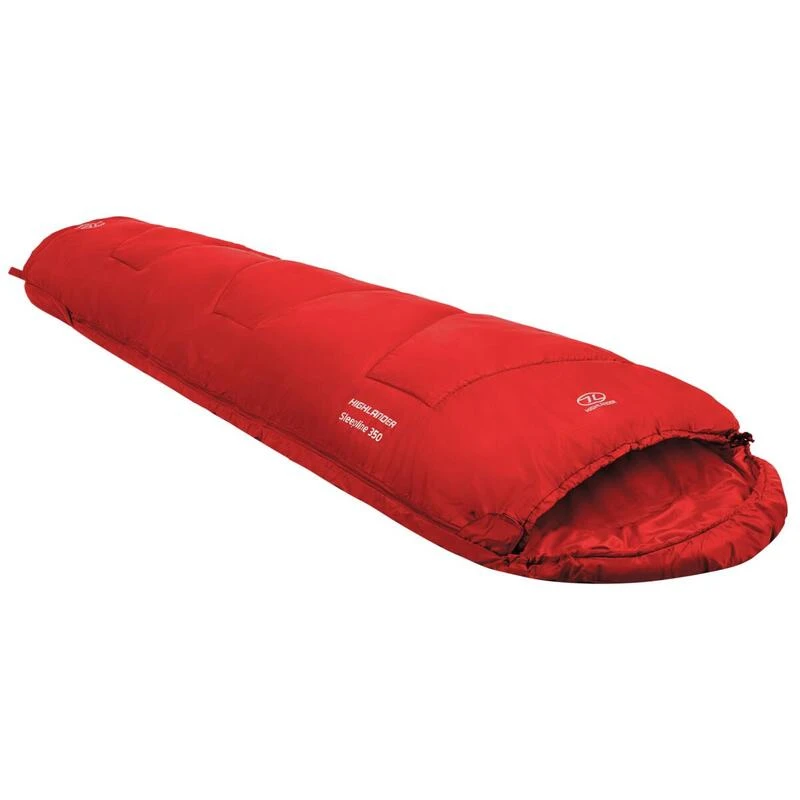 HIGHLANDER Sac De Couchage Sleepline 350 Momie 4°C Rouge 3 HIGHLANDER Sac De Couchage Sleepline 350 Momie 4°C Rouge