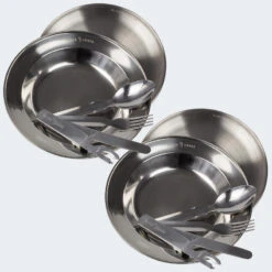 Set Couverts De Camping Et Assiette Creuse & Plate | 2 Personnes -Offres Camping Boutique set couverts de camping et assiette creuse and plate 2 personnes 2