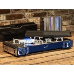 Set Réchaud à Gaz 2 Feux - Skandika Brann - Camping - Allumage Piezo - Mallette -Offres Camping Boutique set rechaud a gaz 2 feux skandika brann camping allumage piezo mallette 5