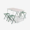 Quechua TABLE DE CAMPING PLIANTE - 4 TABOURETS - 4 À 6 PERSONNES 2 Quechua TABLE DE CAMPING PLIANTE - 4 TABOURETS - 4 À 6 PERSONNES -Offres Camping Boutique table de camping pliante 4 tabourets 4 a 6 personnes