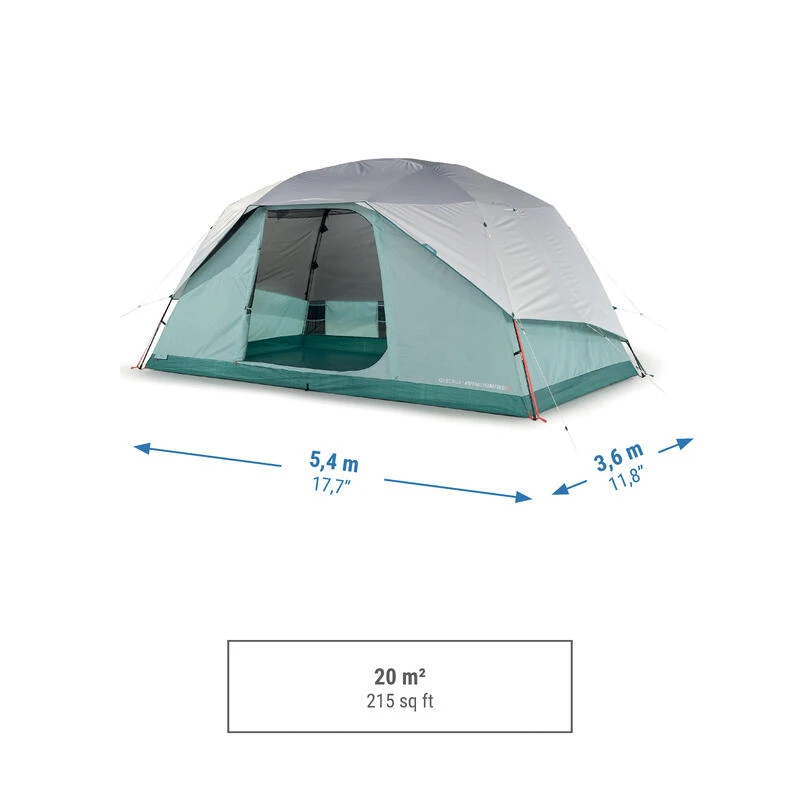 Quechua Tente à Arceaux De Camping - Arpenaz 6 ULTRAFRESH - 6 Personnes - 5 Quechua Tente à Arceaux De Camping - Arpenaz 6 ULTRAFRESH - 6 Personnes - – Image 3