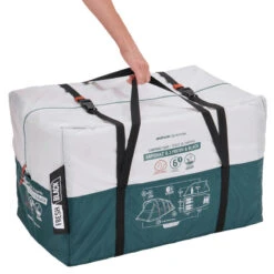 Quechua Tente à Arceaux De Camping - Arpenaz 6.3 F&B - 6 Personnes - 3 Chambres -Offres Camping Boutique tente a arceaux de camping arpenaz 63 f and b 6 personnes 3 chambres 3