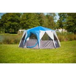 Tente Coleman Octagon 8 (Bleue) -Offres Camping Boutique tente coleman octagon 8 bleue 4