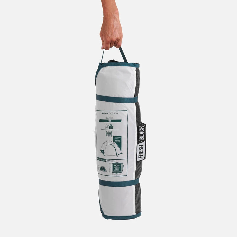 Quechua Tente De Camping - MH100 - 3 Places - Fresh & Black 5 Quechua Tente De Camping - MH100 - 3 Places - Fresh & Black – Image 3