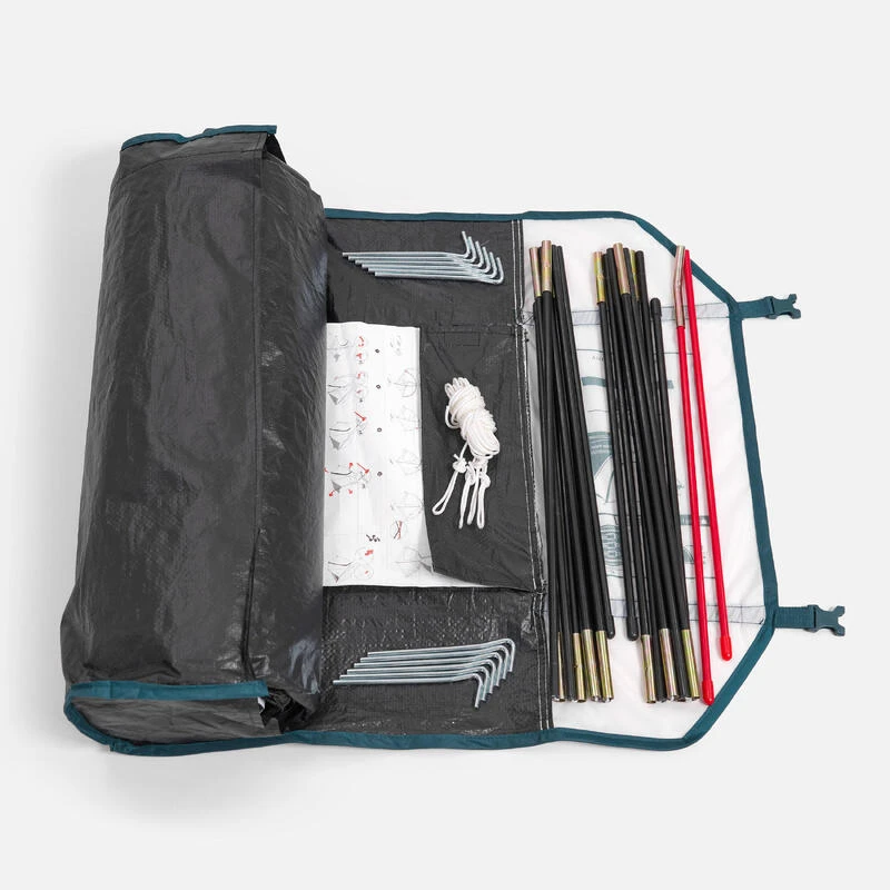 Quechua Tente De Camping - MH100 - 3 Places - Fresh & Black 6 Quechua Tente De Camping - MH100 - 3 Places - Fresh & Black – Image 4