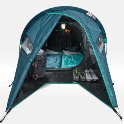 Quechua Tente De Camping - MH100 XL - 2 Places - Fresh & Black -Offres Camping Boutique tente de camping mh100 xl 2 places fresh and black 4
