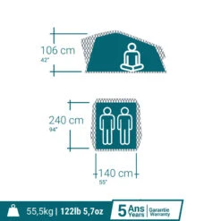 Quechua TENTE DE TOIT MH500 FRESH & BLACK 2P 15 Quechua TENTE DE TOIT MH500 FRESH & BLACK 2P -Offres Camping Boutique tente de toit mh500 fresh and black 2p 3