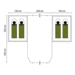Tente Dôme Hammerfest 4 Plus - Camping - 2 Cabines - 4 Personnes - 2 Entrées -Offres Camping Boutique tente dome hammerfest 4 plus camping 2 cabines 4 personnes 2 entrees 6