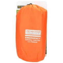 HIGHLANDER Tente D'urgence Abri De Survie 4-5 Personnes - Orange -Offres Camping Boutique tente durgence abri de survie 4 5 personnes orange 4