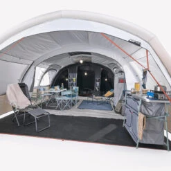 Quechua Tente Gonflable De Camping - Air Seconds 6.3 XXL F&B - 6 Personnes - 3 Chambres -Offres Camping Boutique tente gonflable de camping air seconds 63 xxl f and b 6 personnes 3 chambres 3