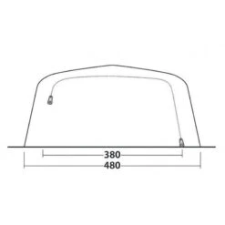 Tente Gonflable Outwell Jacksondale 7PA -Offres Camping Boutique tente gonflable outwell jacksondale 7pa 4