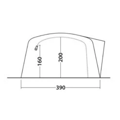 Tente Gonflable Outwell Knightdale 8PA -Offres Camping Boutique tente gonflable outwell knightdale 8pa 4