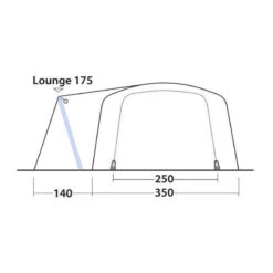 Tente Gonflable Outwell Oakdale 5PA -Offres Camping Boutique tente gonflable outwell oakdale 5pa 4
