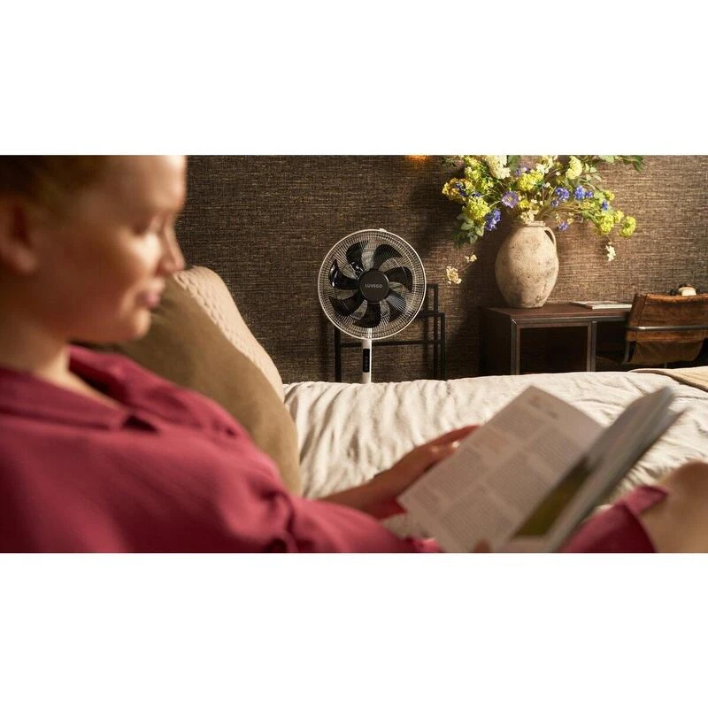 Trépied De Ventilateur Sur Pied Luvego Avec Télécommande - Minuterie - 40CM 7 Trépied De Ventilateur Sur Pied Luvego Avec Télécommande - Minuterie - 40CM – Image 5